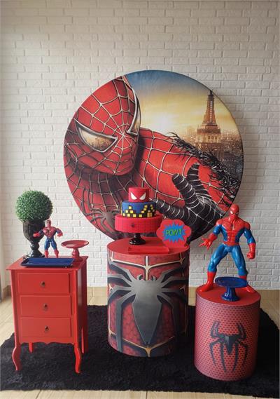 Kit Festa Facil P - Homem Aranha - DecorFest