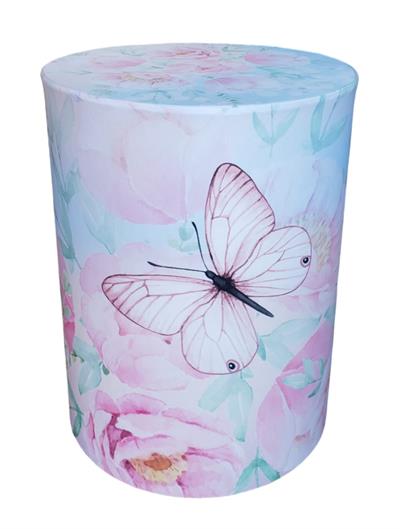 Capa de Mesa Cilindro M - Borboleta - DecorFest