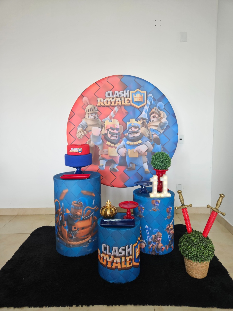 Kit Festa Facil P - Clash Royale - DecorFest