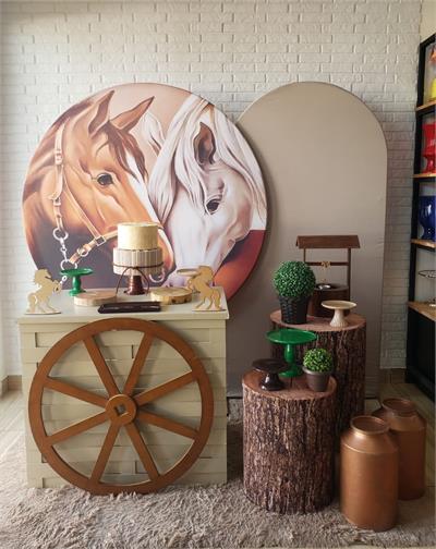 Kit Festa Facil G - Country Cavalo - DecorFest