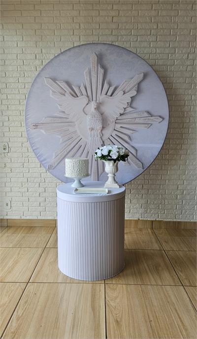 Kit Não Passou Em Branco - Batizado - Espirito Santo Branco - DecorFest