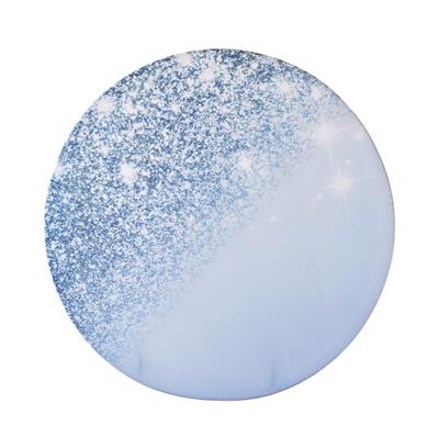 Painel Redondo Azul Glitter - DecorFest