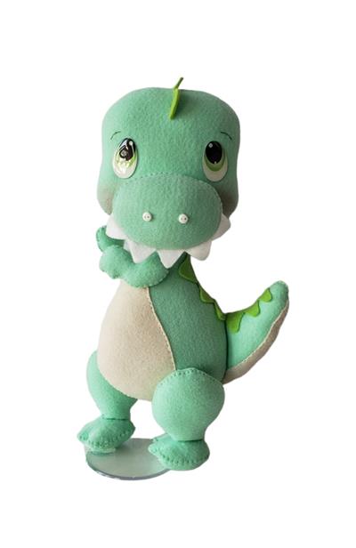 Dinossauro Baby - Verde Agua  Feltro - DecorFest