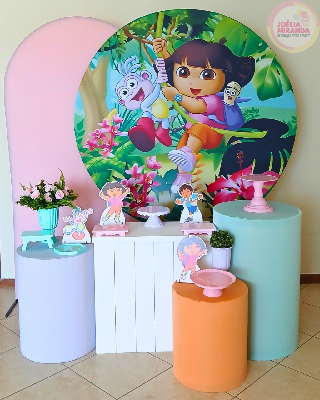G0005-0033-2 - Kit Diamante Dora Aventureira - JoéliaMirandaDecora