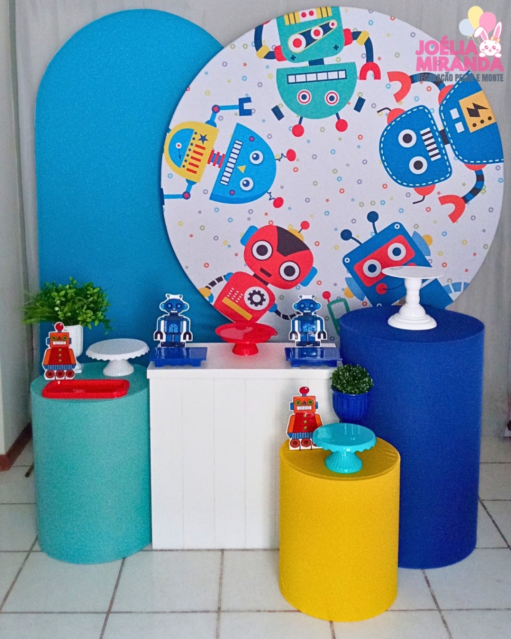 G0013-0098 -1 - Kit Diamante Robozinhos - JoéliaMirandaDecora
