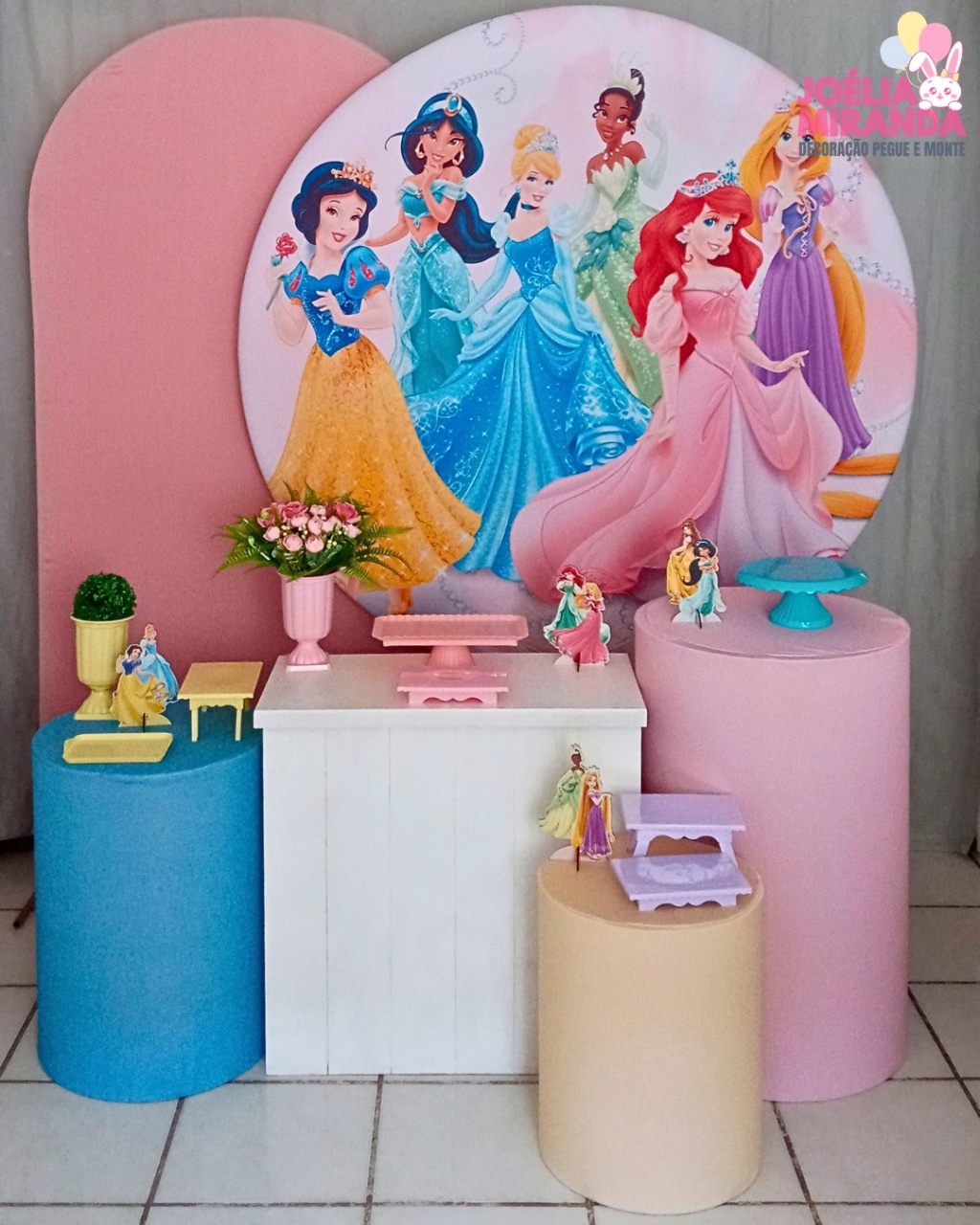 G0001-0001-1 - Kit Diamante Princesas - JoéliaMirandaDecora