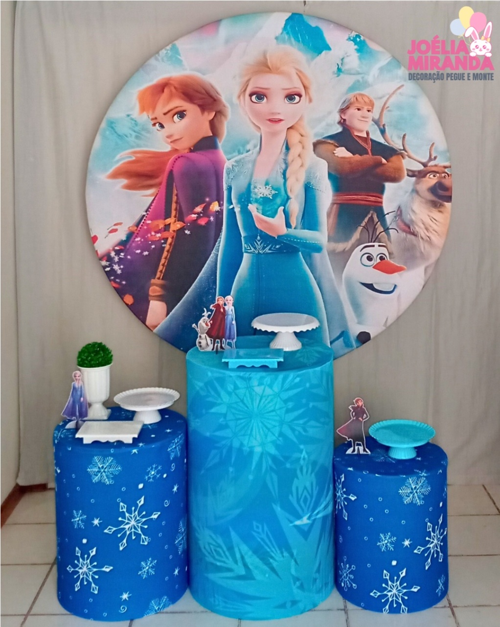 K0019 - 1 - Kit Prata Frozen - JoéliaMirandaDecora