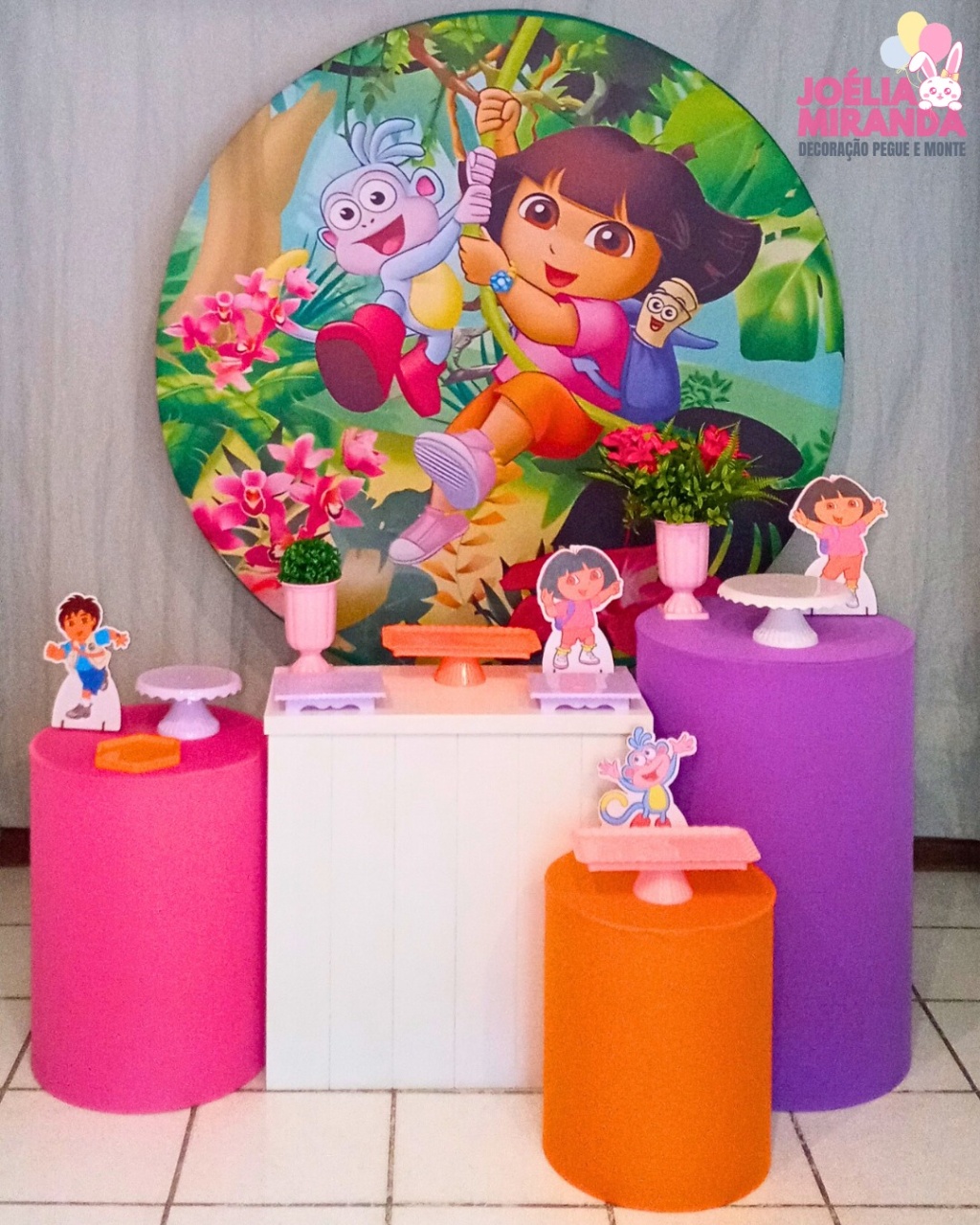 G0005-0033-1 - Kit Ouro Dora Aventureira - JoéliaMirandaDecora