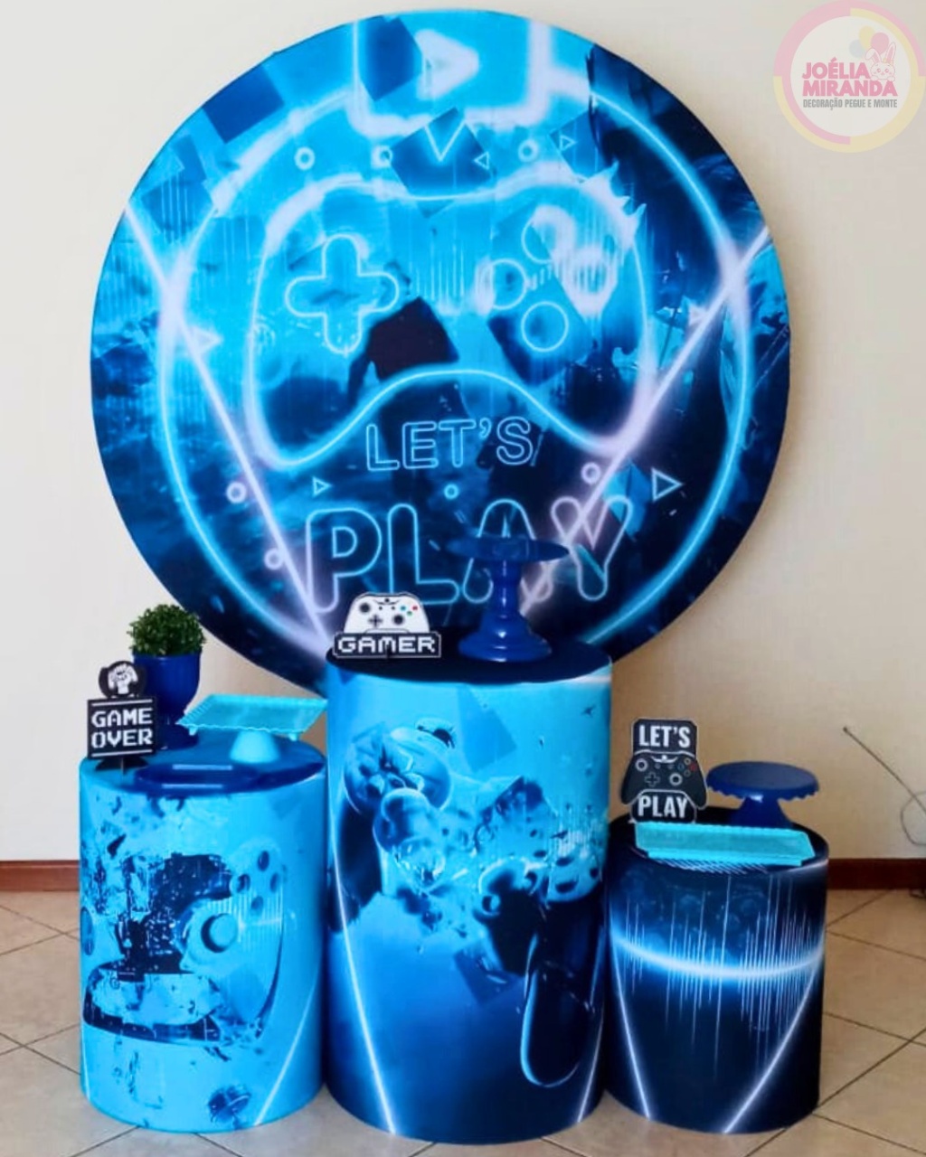 K0027 - 1 - Kit Prata Gamer / Games - JoéliaMirandaDecora