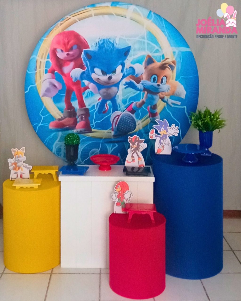 G0009-0070-1 - Kit Ouro Sonic E Amigos - JoéliaMirandaDecora