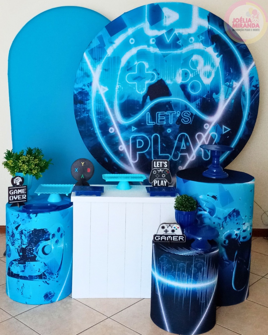 K0027 - 1 - Kit Diamante Gamer / Games - JoéliaMirandaDecora
