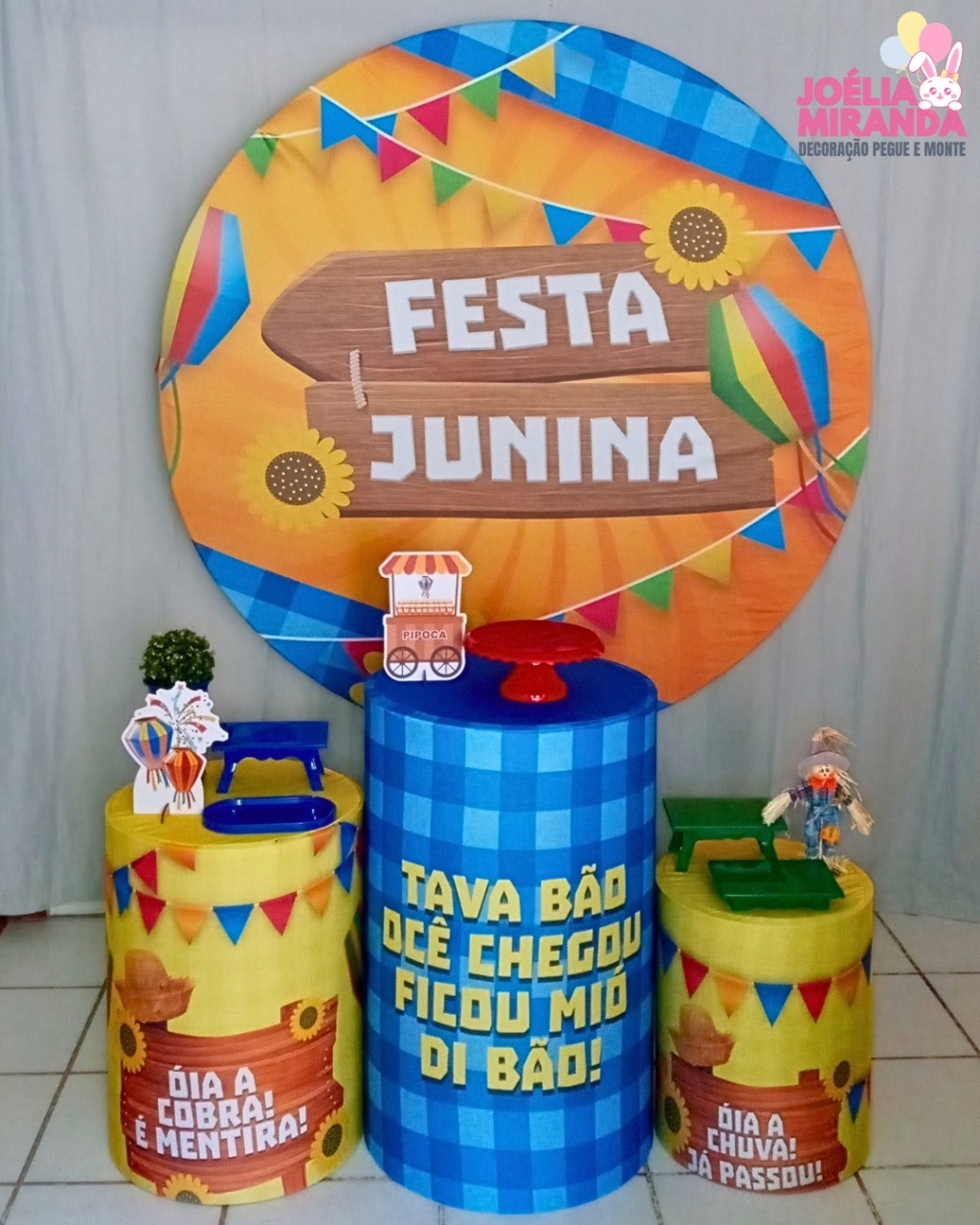 K0007 - 1 - Kit Prata Festa Junina - JoéliaMirandaDecora
