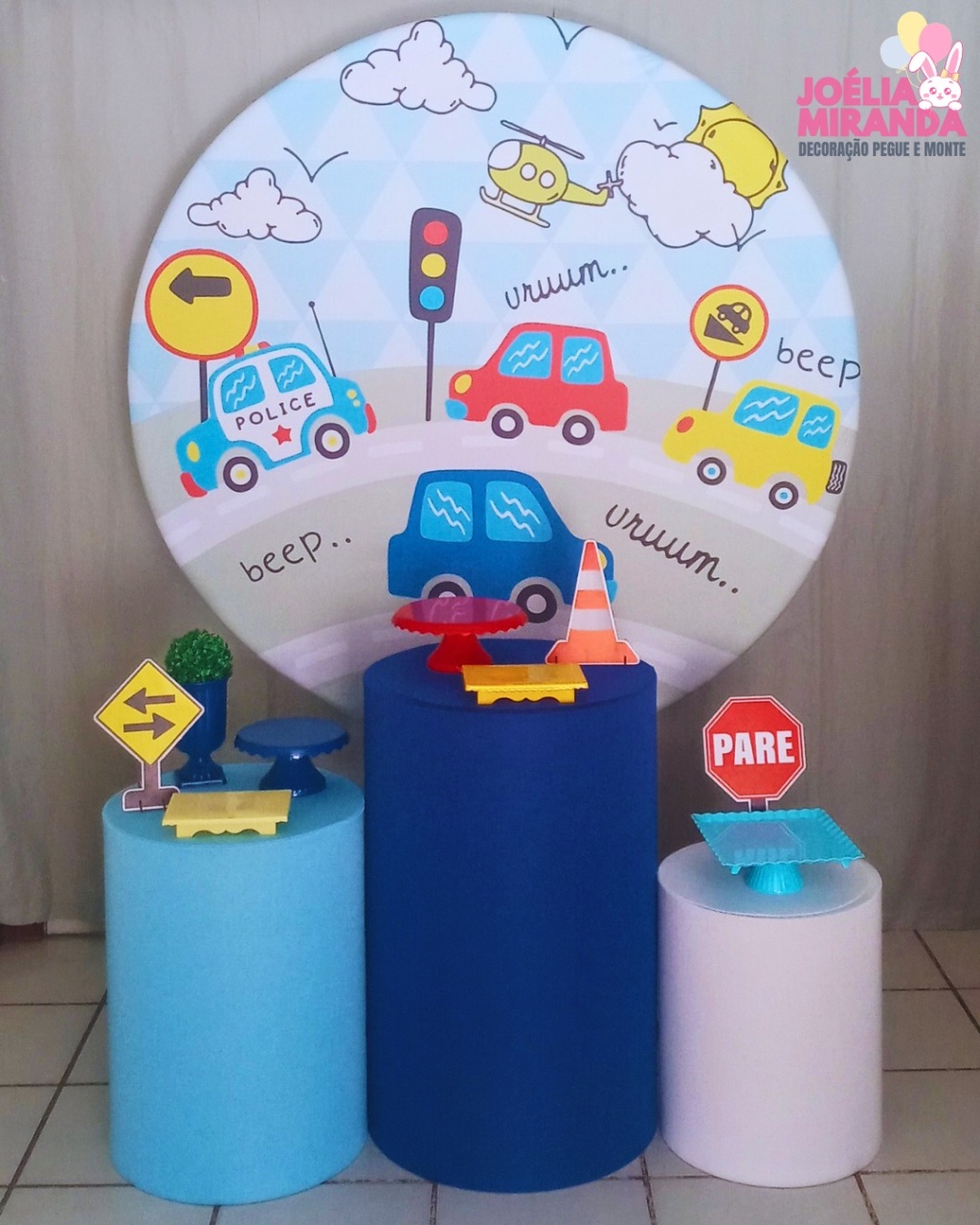 G0003-0017-3 - Kit Prata Meios de Transportes  - JoéliaMirandaDecora