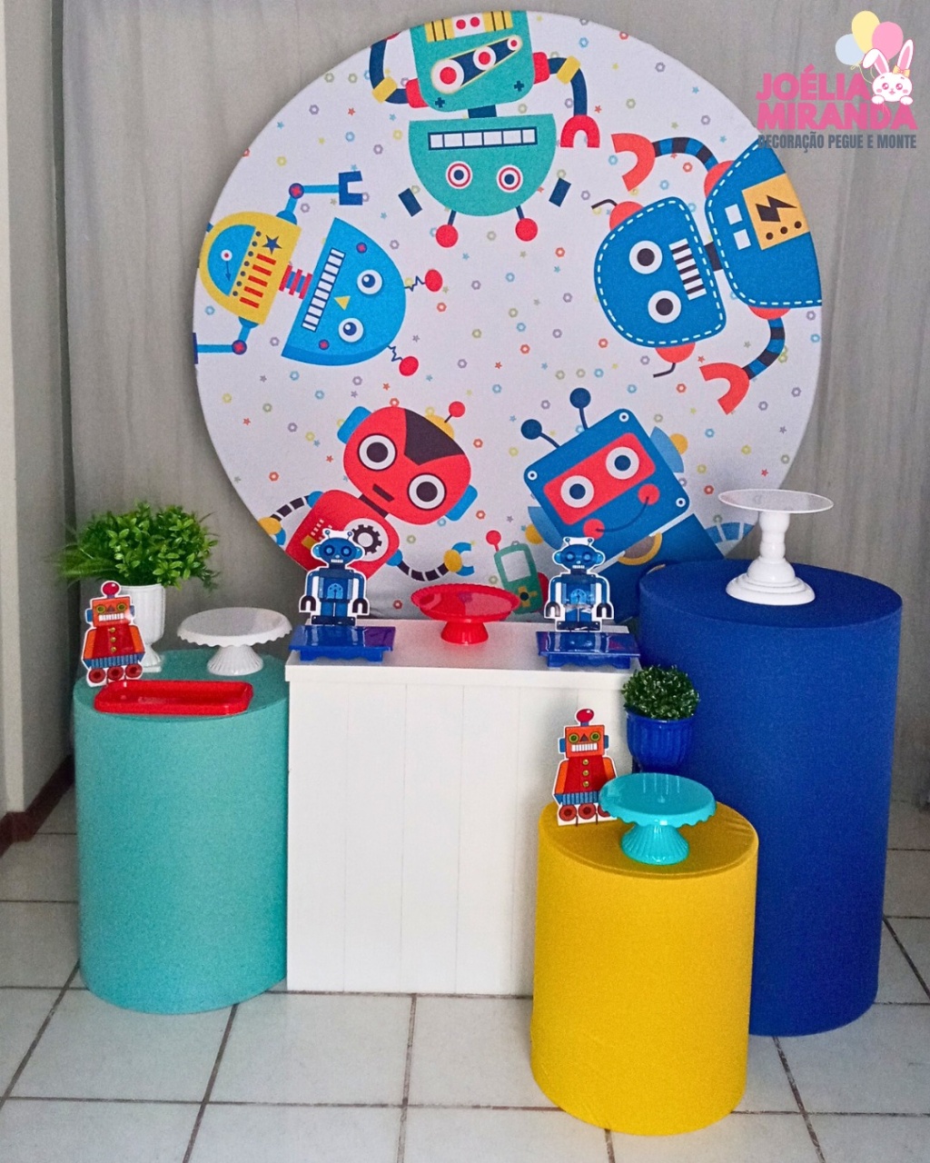 G0013-0098 -1 - Kit Ouro Robozinhos  - JoéliaMirandaDecora