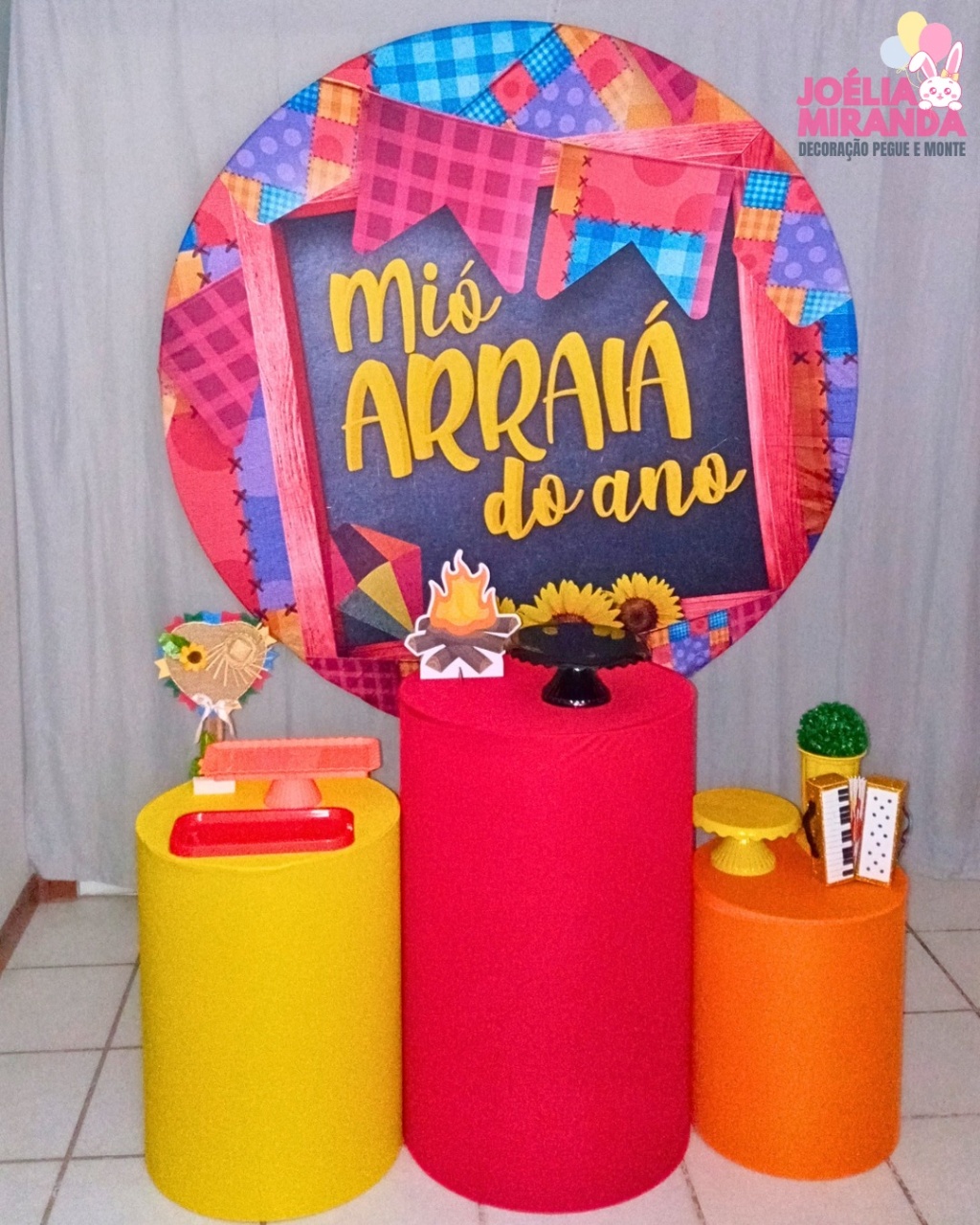 K0009 - 1 - Kit Prata Mió Arraiá - JoéliaMirandaDecora