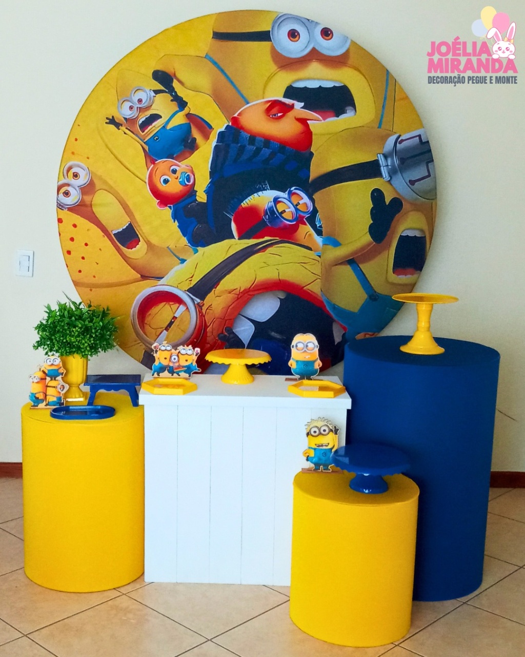 G0010-0074 -1 - Kit Ouro Minions / Meu Malvado Favorito 4 - JoéliaMirandaDecora