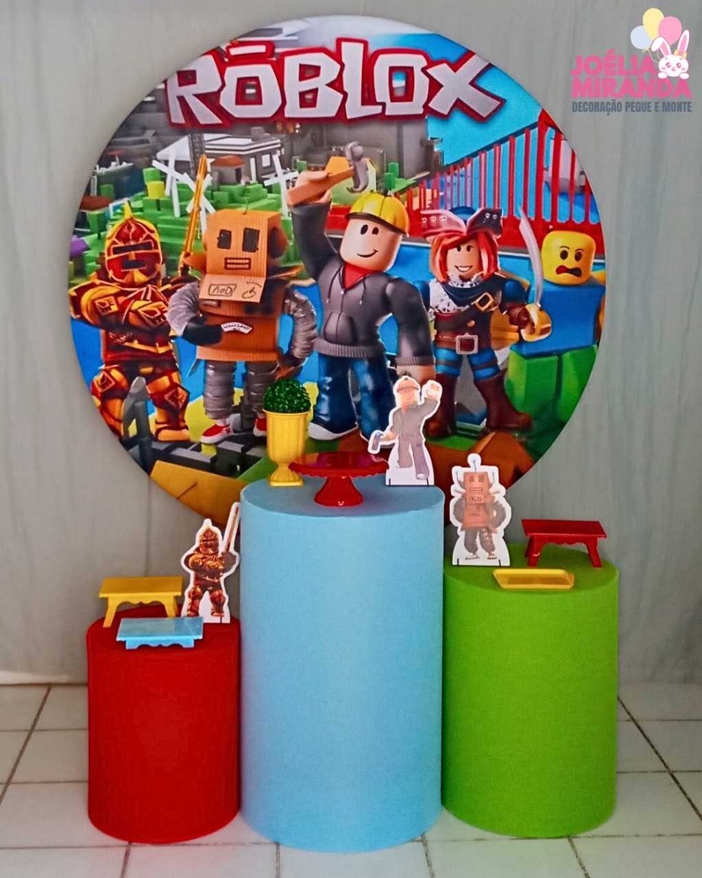 G0004-0028 -1- Kit Prata Roblox - JoéliaMirandaDecora