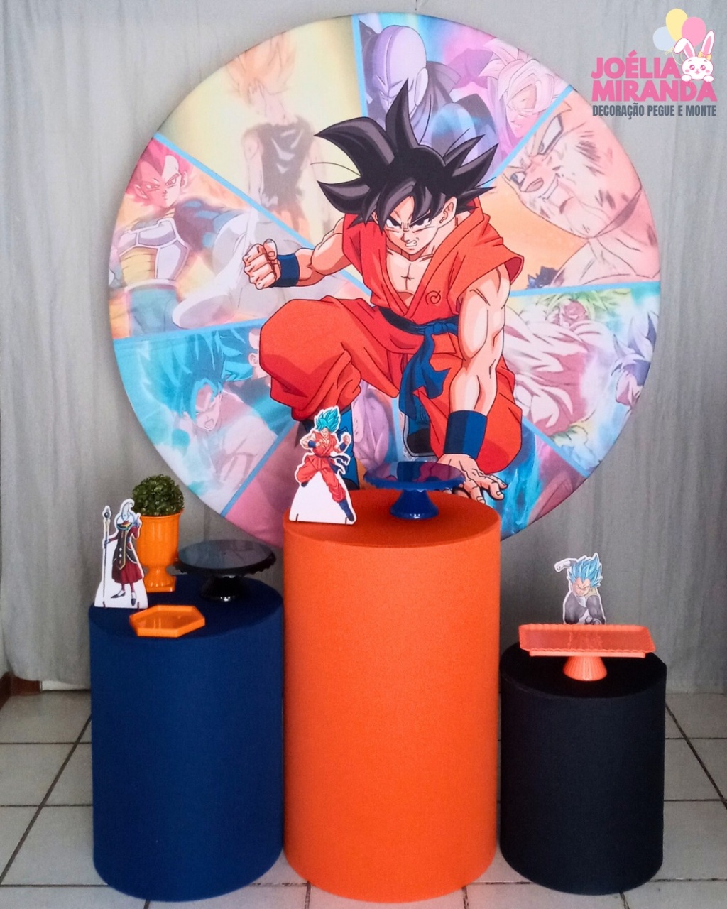 G0004-0029 -1- Kit Prata Dragon Ball Z - JoéliaMirandaDecora