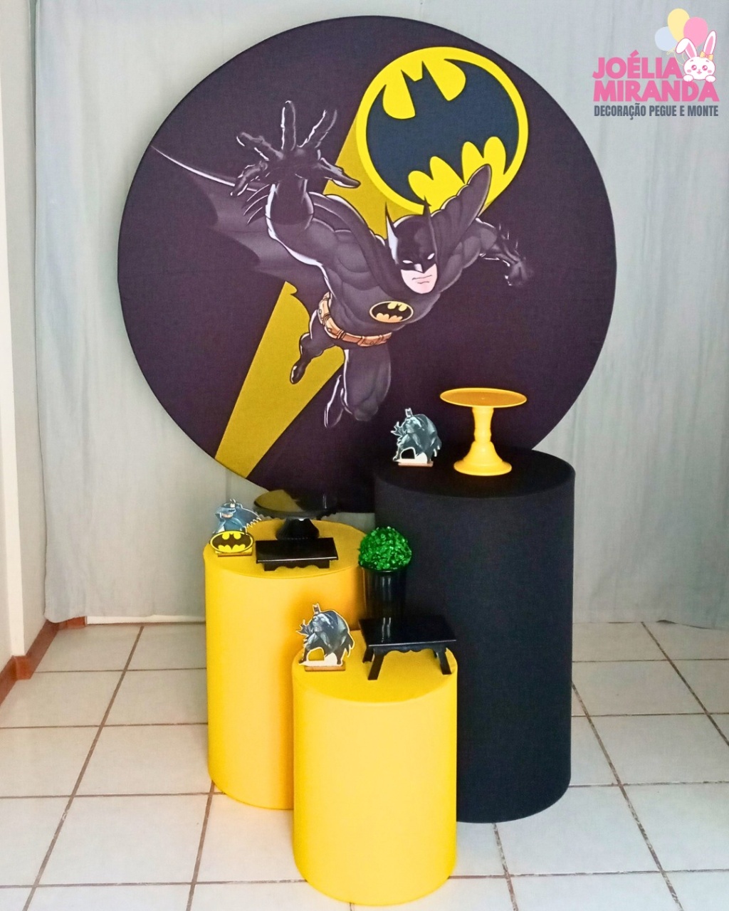 G0003-0021-3 - Kit Prata Batman - JoéliaMirandaDecora