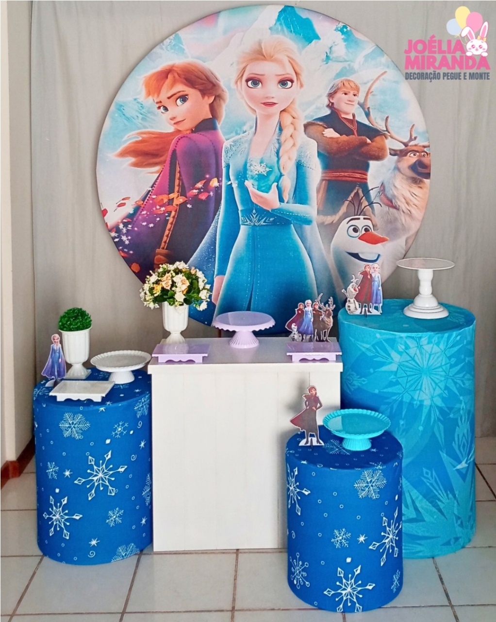 K0019 - 1 - Kit Ouro Frozen - JoéliaMirandaDecora