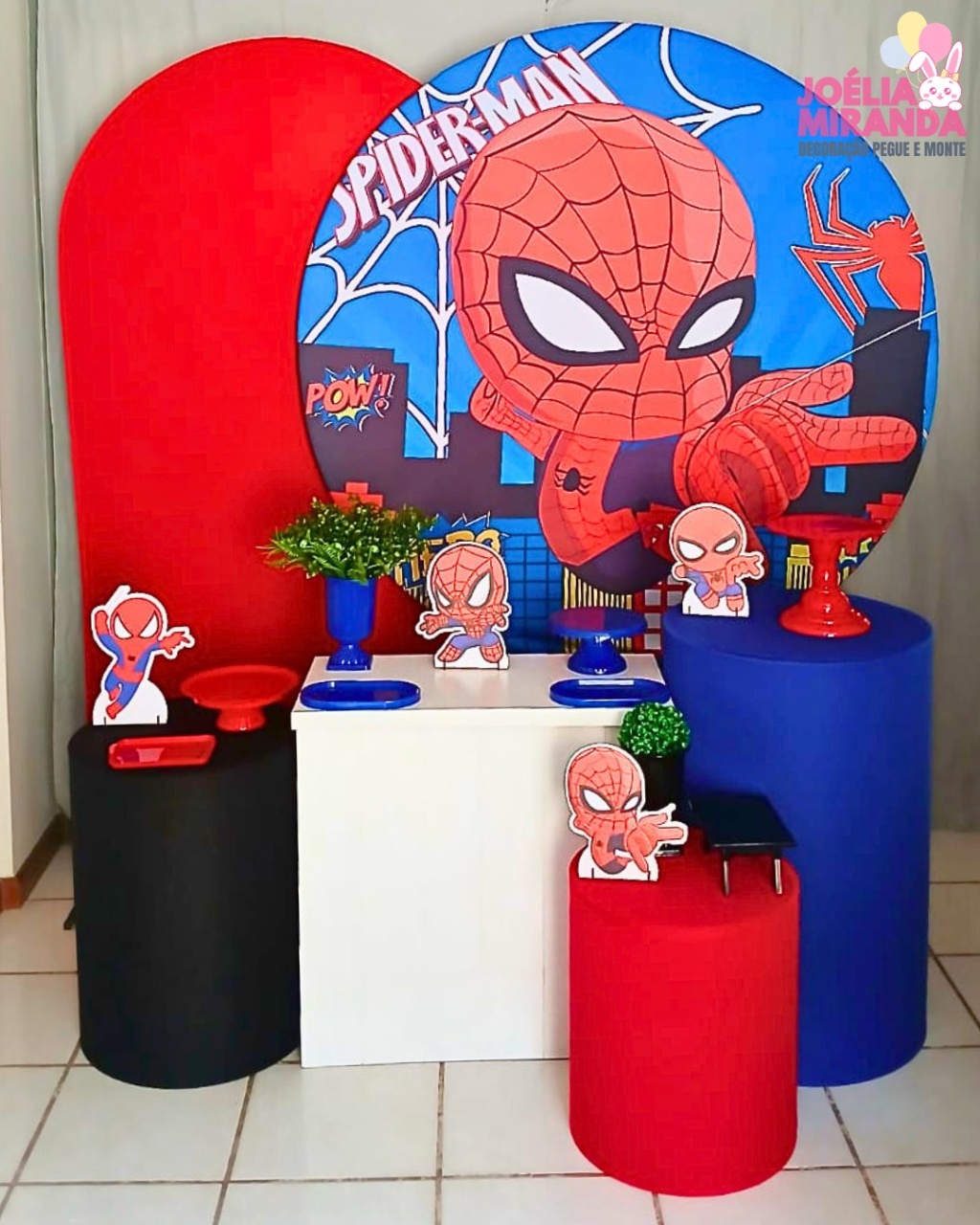 G0003-0023-1 - Kit Diamante Homem Aranha - Cute - JoéliaMirandaDecora