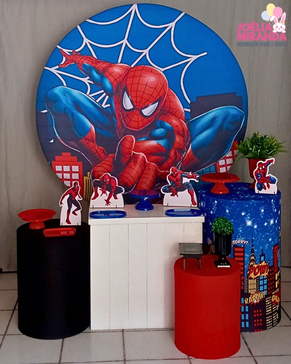 G0003-0022-5 - Kit Ouro Homem Aranha - JoéliaMirandaDecora