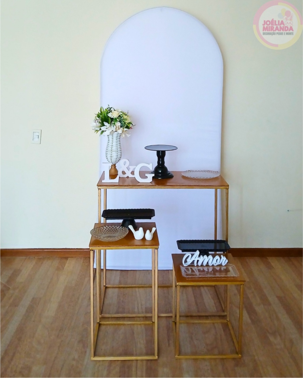 C000121 - Noivado Clean Preto E Branco - JoéliaMirandaDecora
