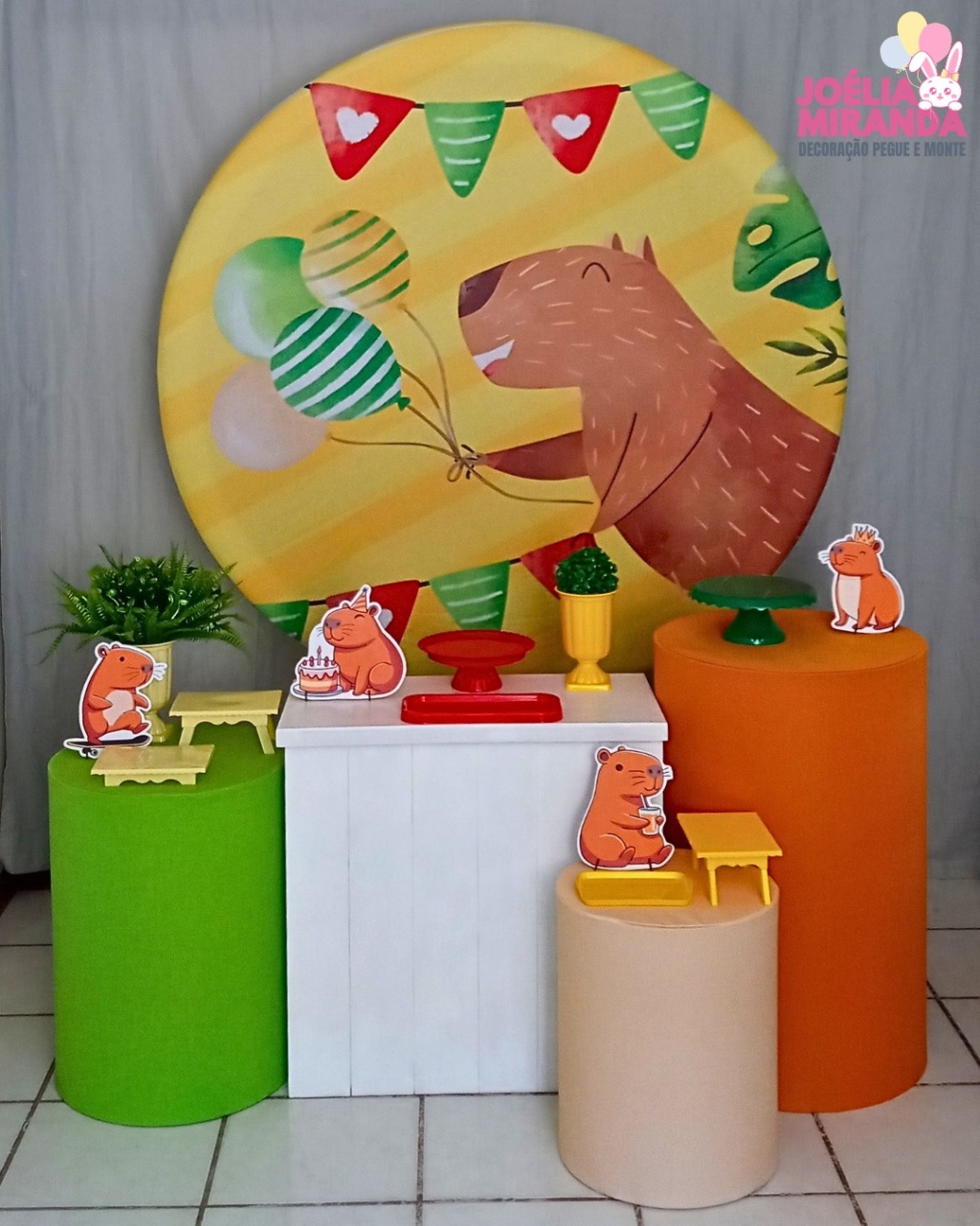 G0003-0026-2 - Kit Ouro Capivara - JoéliaMirandaDecora
