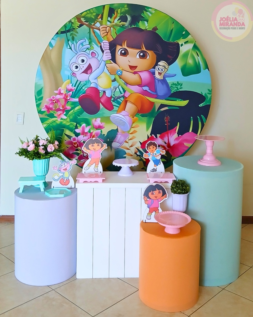 G0005-0033-2 - Kit Ouro Dora Aventureira - JoéliaMirandaDecora