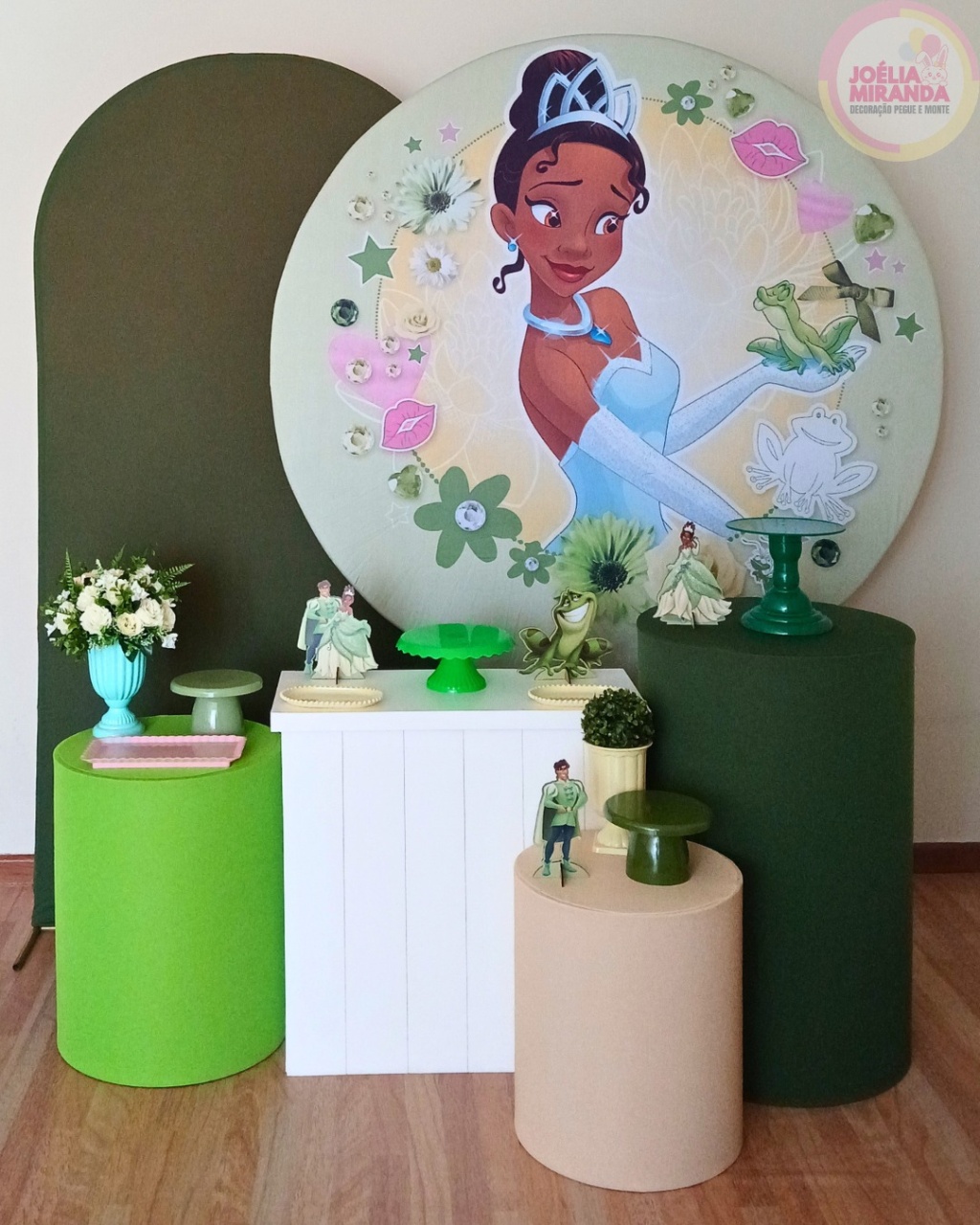 Kit Diamante Princesa Tiana  - JoéliaMirandaDecora