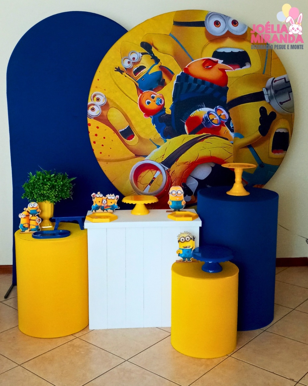 G0010-0074 -1 - Kit Diamante Minions / Meu Malvado Favorito 4 - JoéliaMirandaDecora