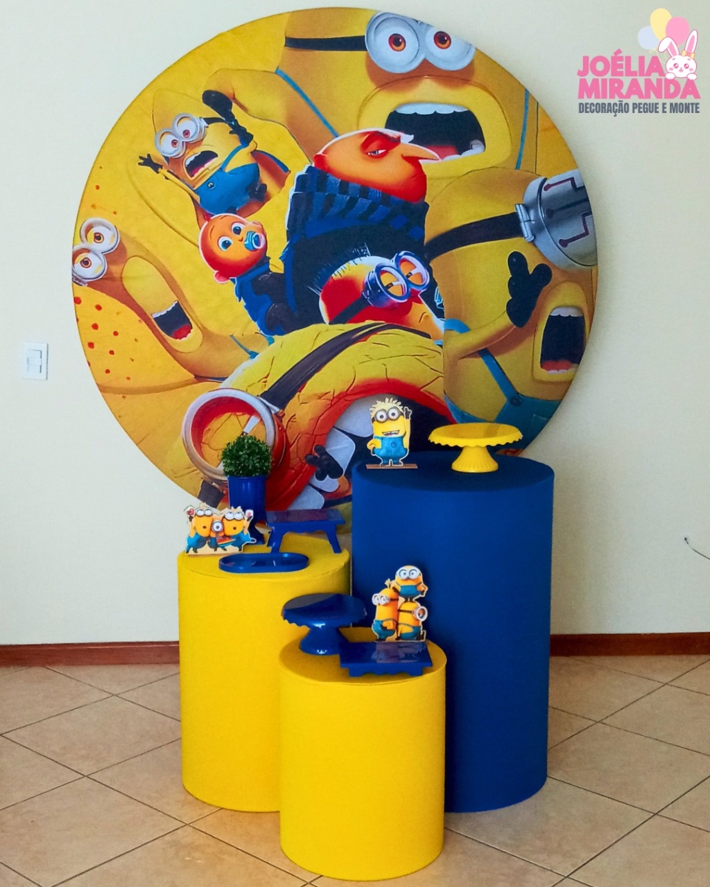 G0010-0074 -1 - Kit Prata Minions / Meu Malvado Favorito 4 - JoéliaMirandaDecora