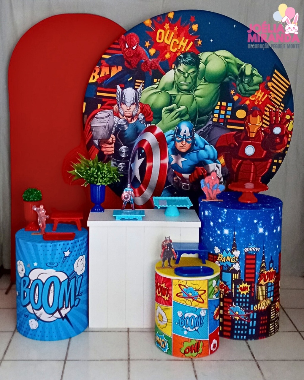 G0010-0075 -1 - Kit Diamante Vingadores / Heróis  - JoéliaMirandaDecora