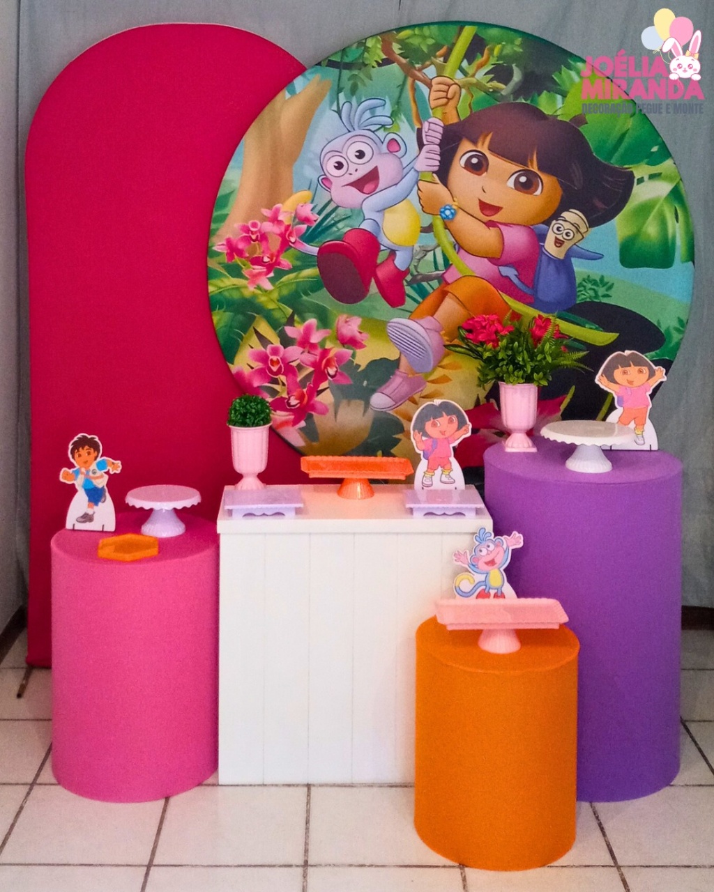 G0005-0033-1 - Kit Diamante Dora Aventureira - JoéliaMirandaDecora