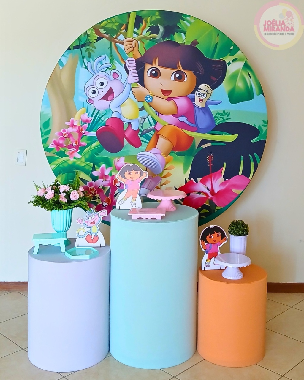 G0005-0033-2 - Kit Prata Dora Aventureira - JoéliaMirandaDecora