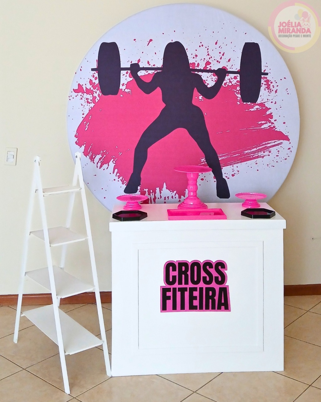 K0031 - 2  - Kit Festa Fitness/ Cross Fit  - JoéliaMirandaDecora