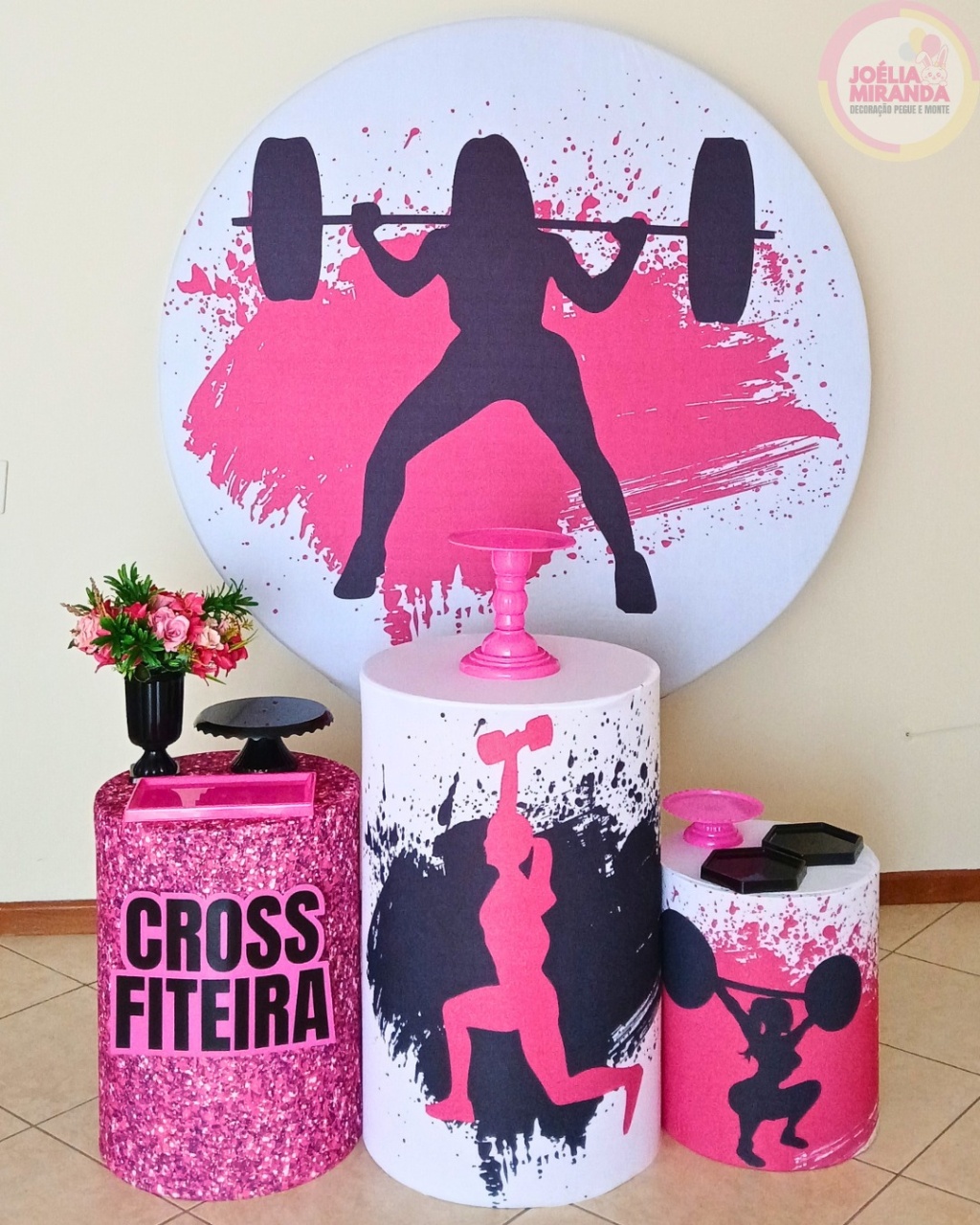 K0031 - 1  - Kit Fitness/ Cross Fit - JoéliaMirandaDecora