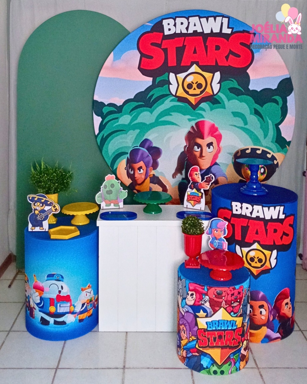 K0020 - 1 - Kit Diamante Brawl Stars - JoéliaMirandaDecora