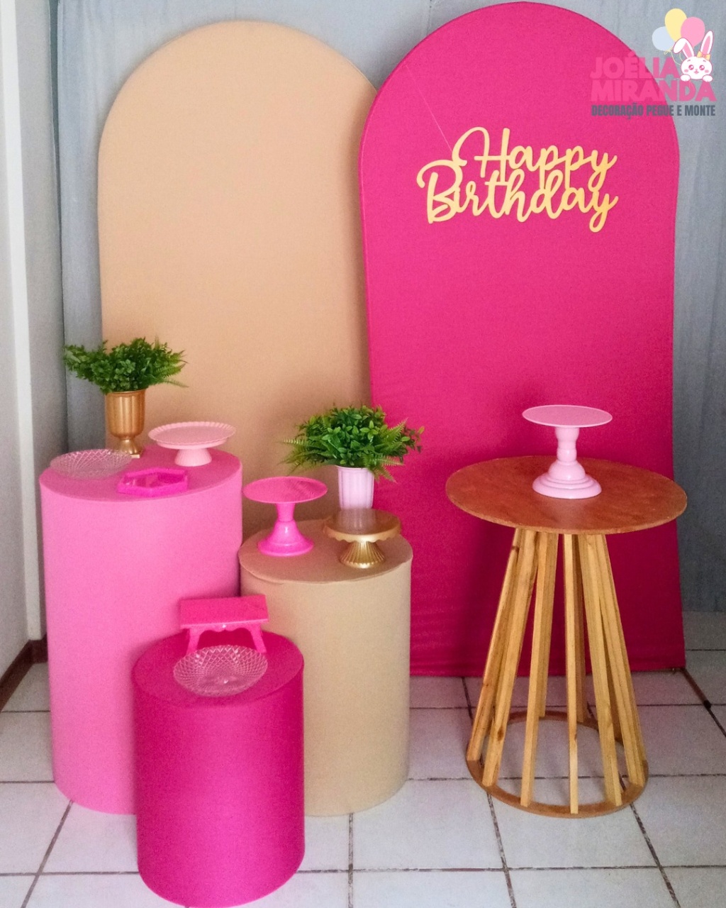 C000012 - Pink / Bege - JoéliaMirandaDecora