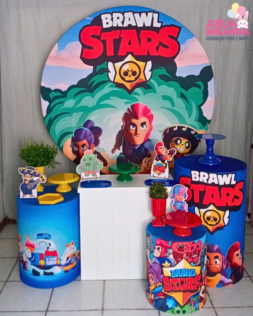 K0020 - 1 - Kit Ouro Brawl Stars - JoéliaMirandaDecora