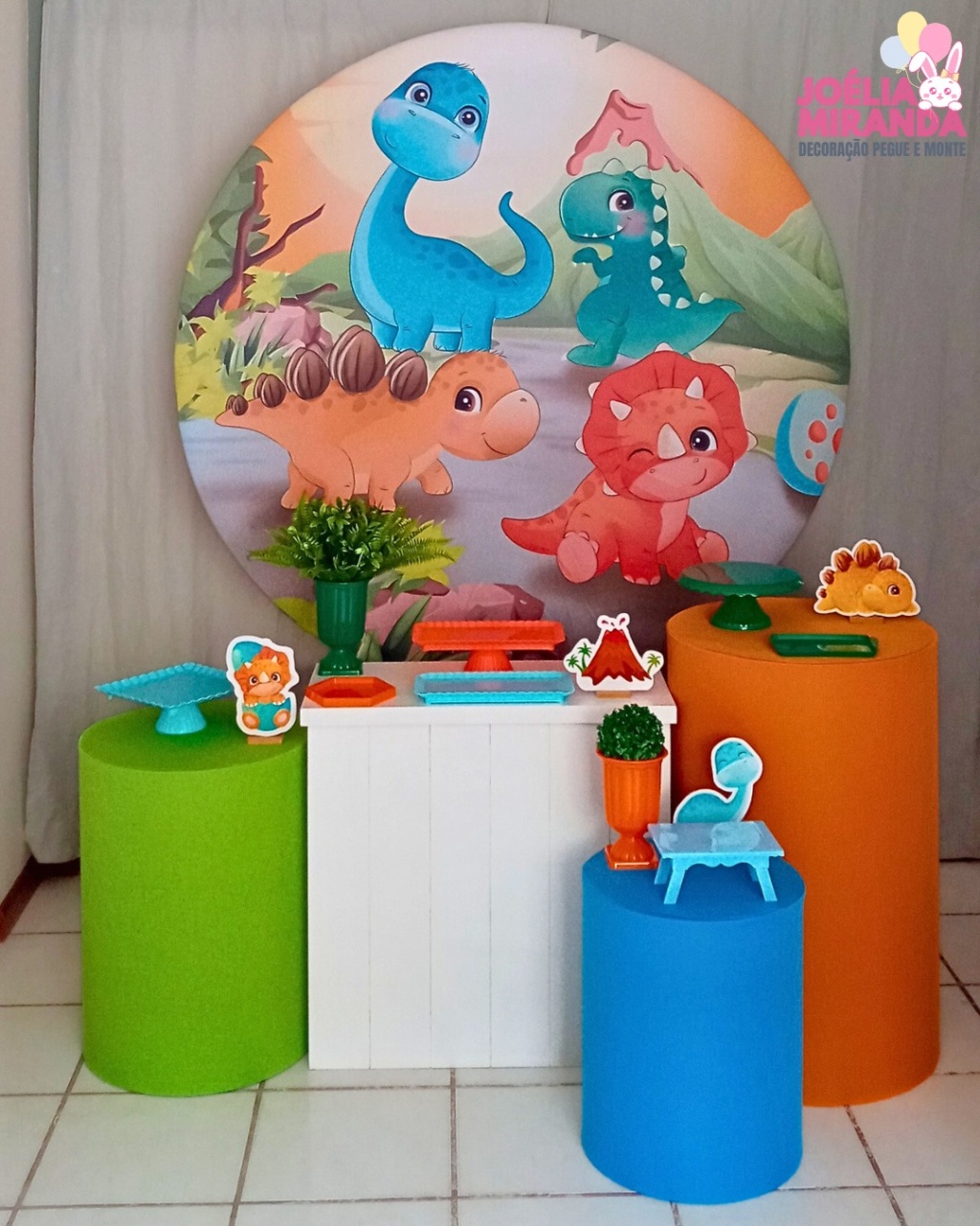 G0008-0063 -2 - Kit Ouro Dino Baby - JoéliaMirandaDecora