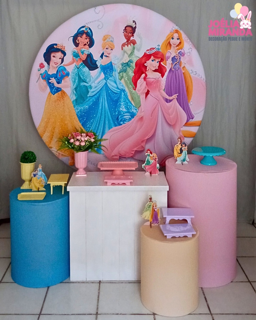 G0001-0001-2 - Kit Ouro Princesas - JoéliaMirandaDecora