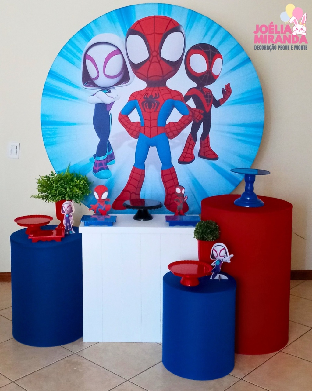 G0015-0112-2 - Kit Ouro Homem Aranha E Amigos - JoéliaMirandaDecora