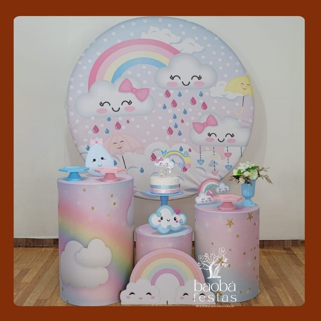 Kit Ouro - Chuva de Amor - Baobafestas