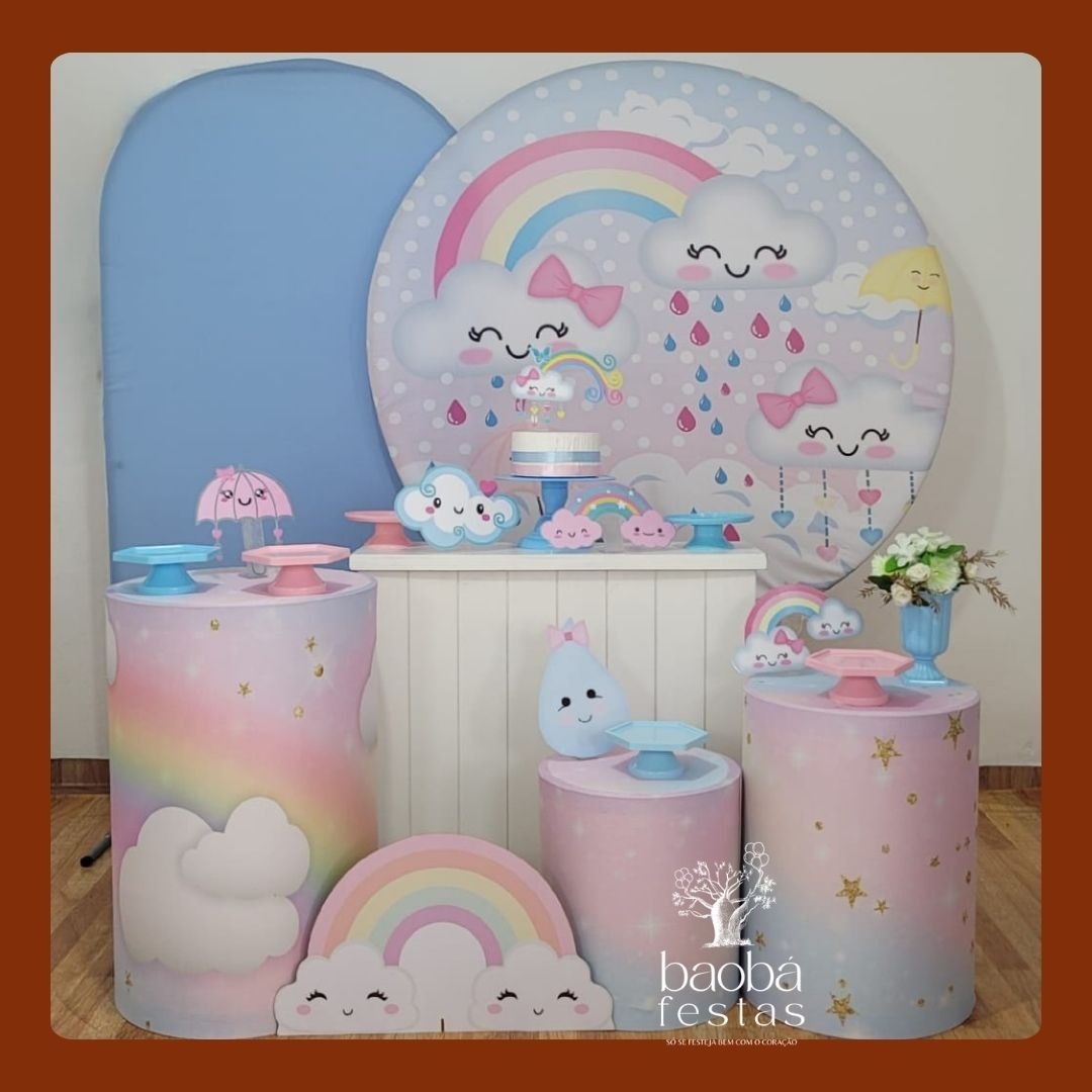 Kit Luxo - Chuva de Amor - Baobafestas