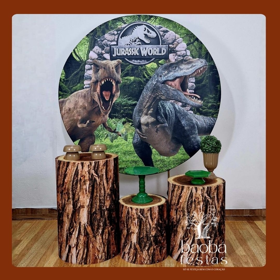 Dinossauros - Kit Prata  - Baobafestas