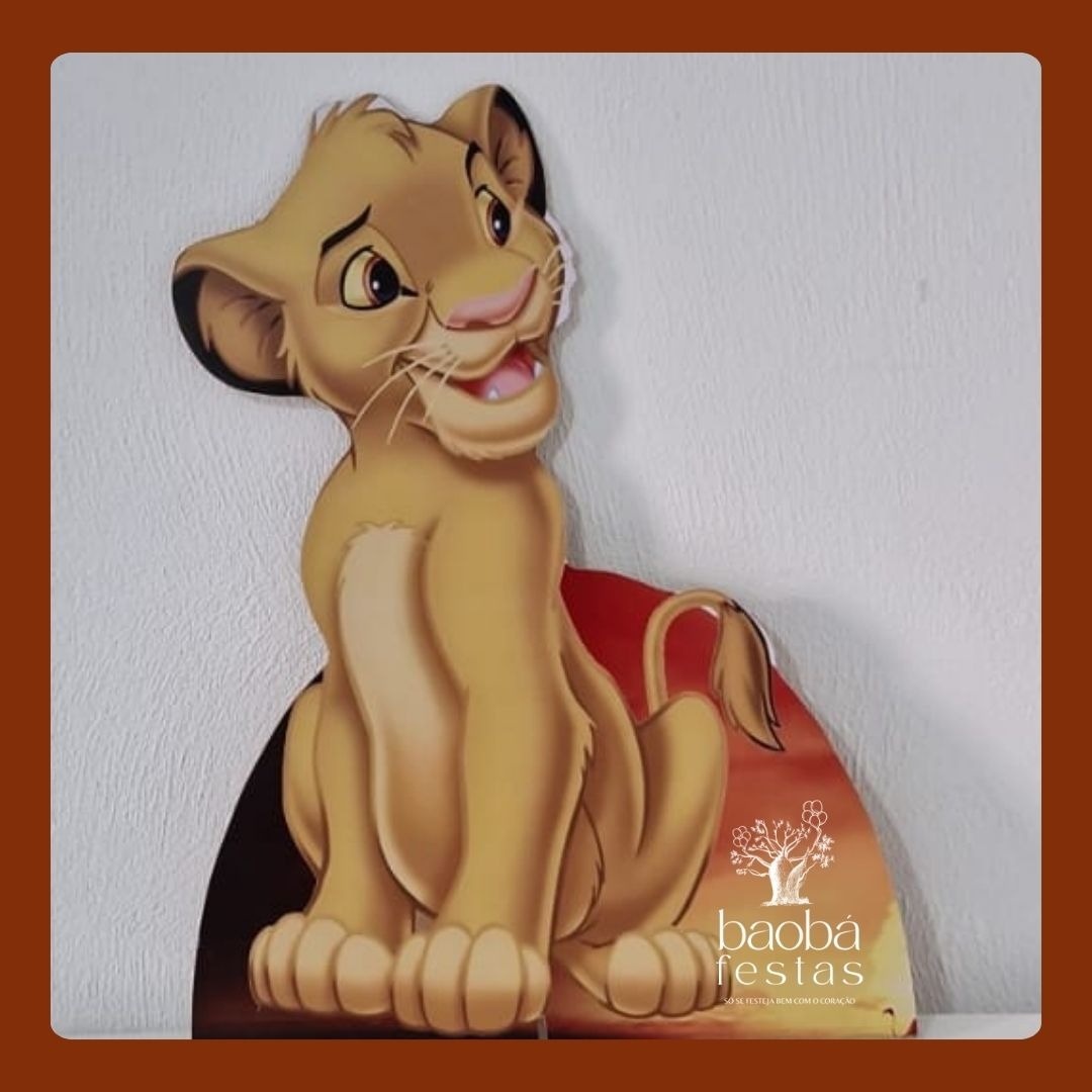 O Rei Leão Simba - Totem de Chão - Baobafestas