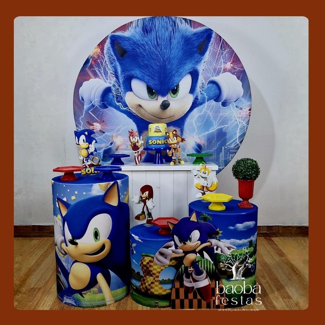 Sonic - Kit Diamante (+Totem) - Baobafestas