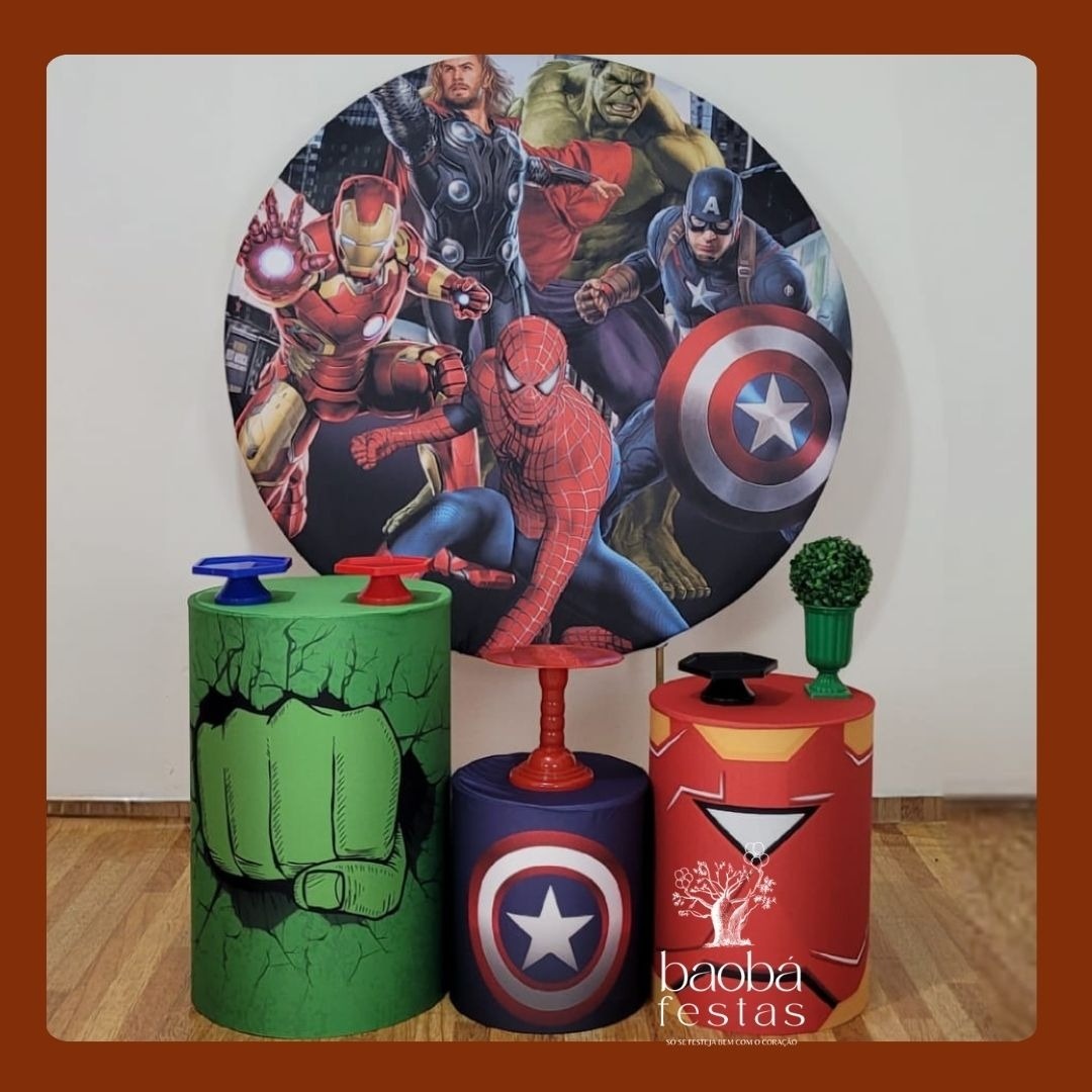 Kit Prata - Vingadores - Baobafestas