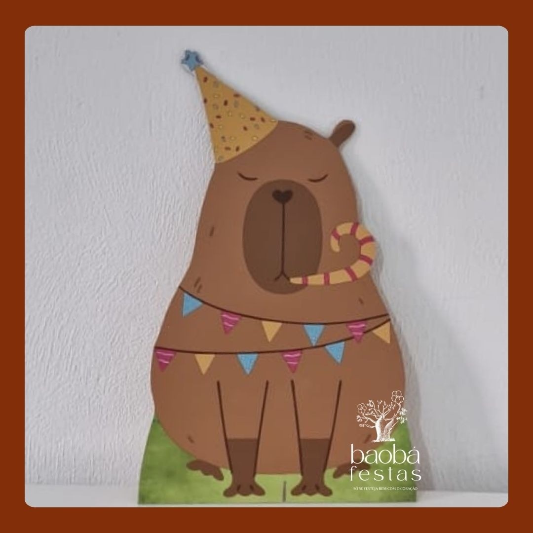 Capivara - Totem de Chão  - Baobafestas
